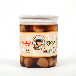 송천팜 양양맛클언니,송천팜 통마늘장아찌 500g